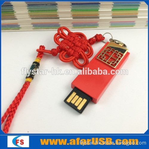 Metal USB Stick, Chinese knot USB Flash, USB with Chinese knot